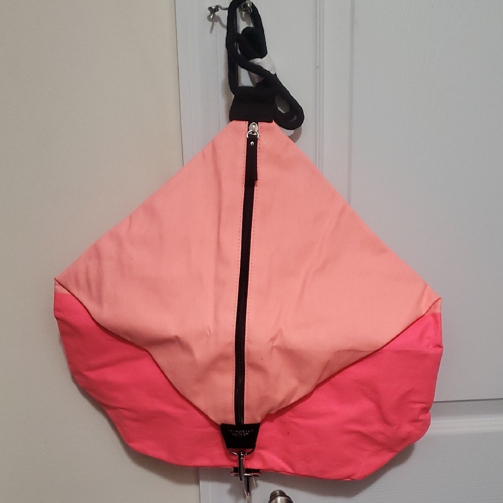 Victorias Secret Pink and Peach Backpack Two Tone Victorias Secret